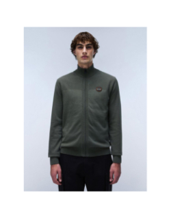 Pull zippé derri kaki homme - Napapijri