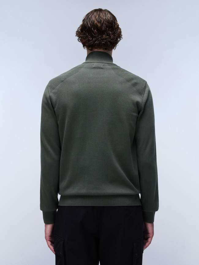 Pull zippé derri kaki homme - Napapijri