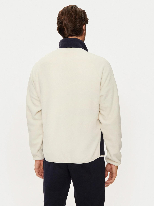 Veste polaire t-dolent beige et bleu homme - Napapijri