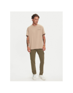 T-shirt à manches courtes abula marron clair homme - Napapijri