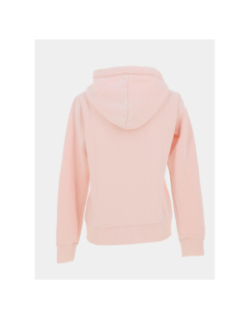 Sweat à capuche zippée essential logo rose femme - Superdry