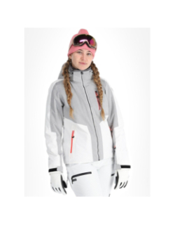 Veste de ski molletonnée faenza gris femme - Icepeak