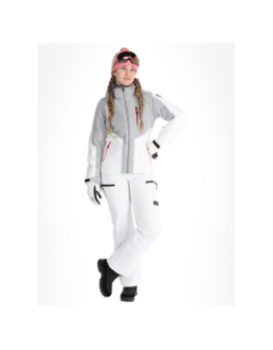 Veste de ski molletonnée faenza gris femme - Icepeak
