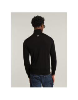 Pull à col roulé premium core noir homme - G Star