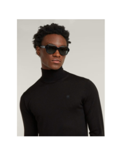 Pull à col roulé premium core noir homme - G Star