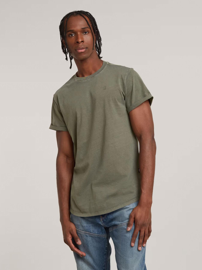 T-shirt à manches courtes lash gris homme - G Star