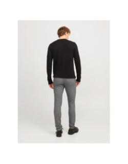 Pantalon chino slim fit jpstmarco jjhenry gris homme - Jack & Jones