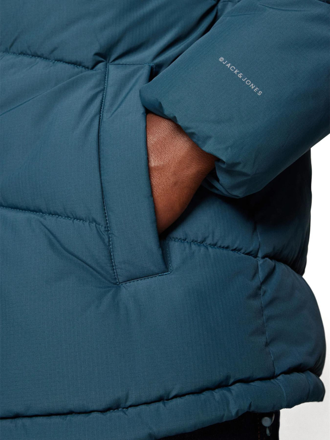 Doudoune matelassée world puffer bleu homme - Jack & Jones