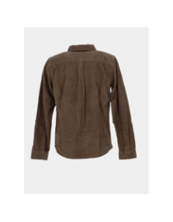 Chemise en velours c-velvet marron garçon - Teddy Smith