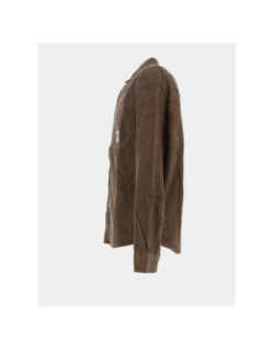 Chemise en velours c-velvet marron garçon - Teddy Smith