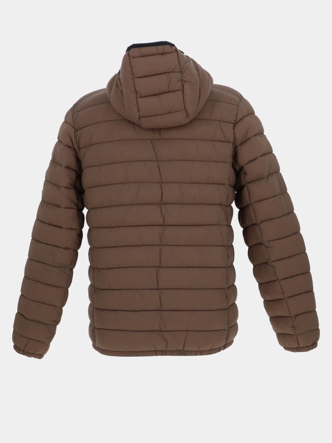 Doudoune à capuche blighter chatain marron garçon - Teddy Smith