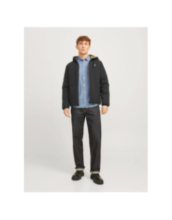 Doudoune réversible blubrook noir kaki homme - Jack & Jones