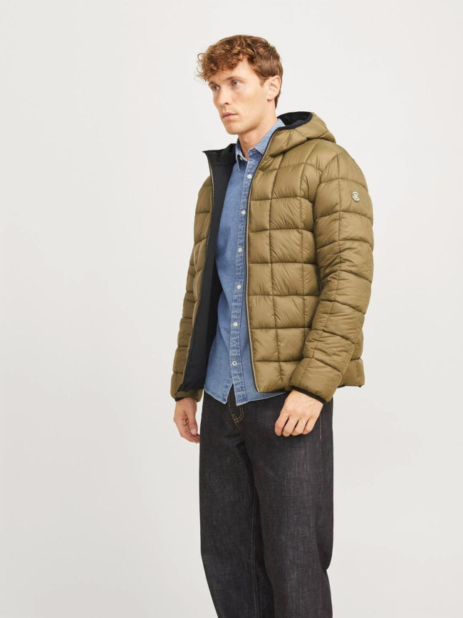 Doudoune réversible blubrook noir kaki homme - Jack & Jones