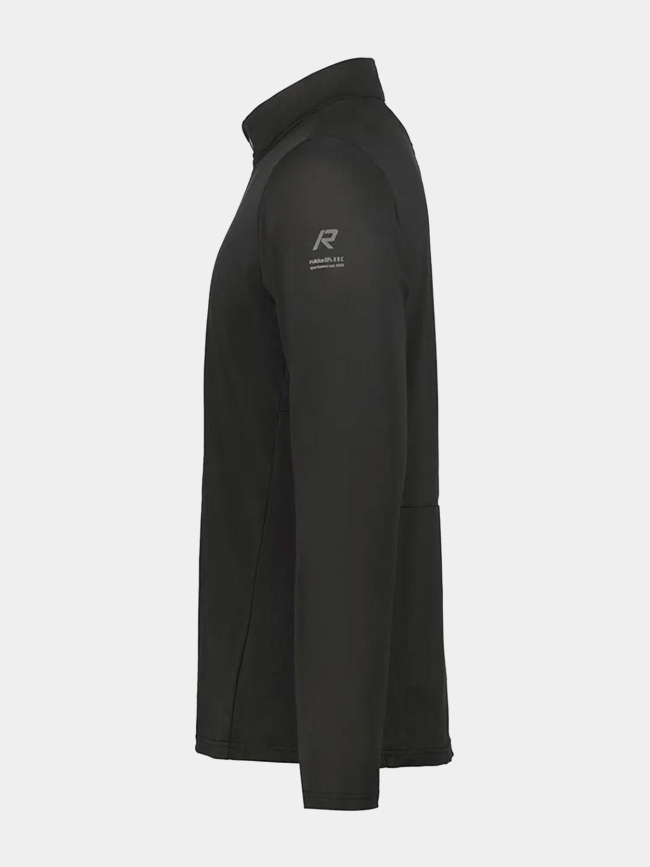 Haut de running à col zippé murtola noir homme - Rukka
