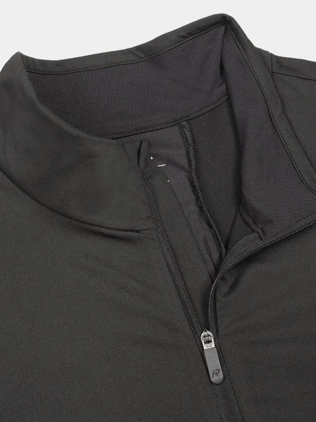 Haut de running à col zippé murtola noir homme - Rukka