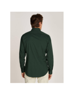 Chemise de soirée slim en popeline vert homme - Calvin Klein