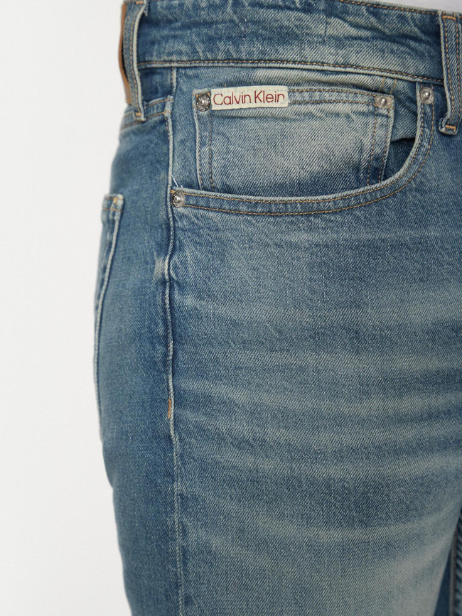 Jean slim tapper délavé bleu homme - Calvin Klein Jeans