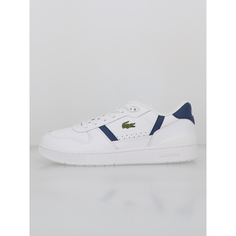 Baskets t-clip set blanc bleu marine homme - Lacoste
