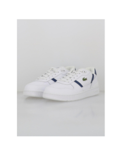 Baskets t-clip set blanc bleu marine homme - Lacoste