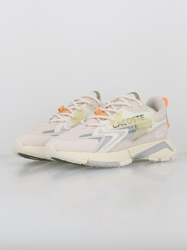 Baskets l003 neo tech beige femme - Lacoste