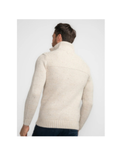 Pull en maille torsadée diomede blanc homme - Petrol Industries