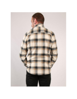 Chemise à carreaux beige homme - Petrol Industries
