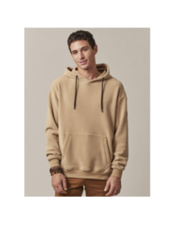 Sweat à capuche solstice beige homme - Deeluxe