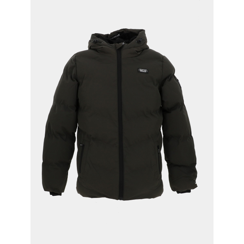 Doudoune chaude fourrée interest kaki homme - Deeluxe