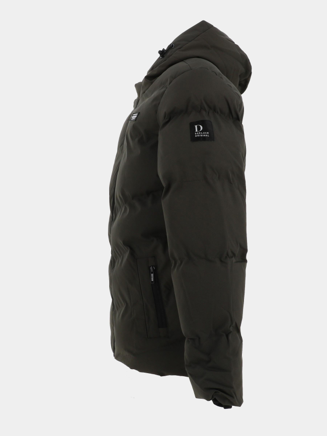 Doudoune chaude fourrée interest kaki homme - Deeluxe