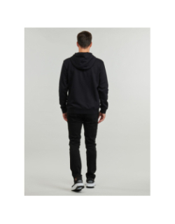 Sweat à capuche zippé ciglass little noir homme - Teddy Smith