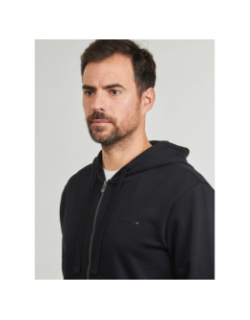 Sweat à capuche zippé ciglass little noir homme - Teddy Smith