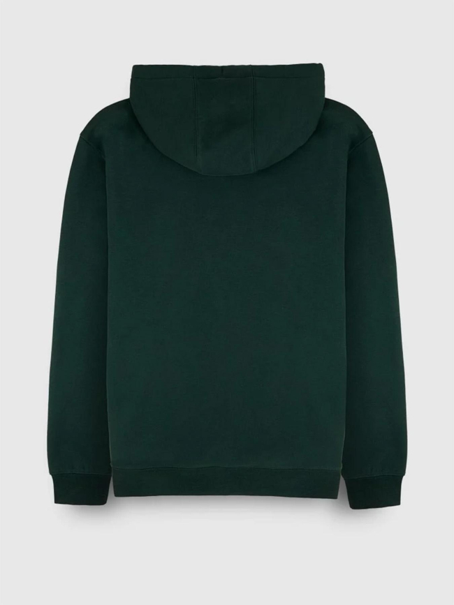 Sweat à capuche zippé ciglass little vert homme - Teddy Smith