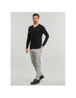 Pull col en v pulser-3 noir homme - Teddy Smith