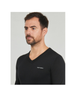 Pull col en v pulser-3 noir homme - Teddy Smith