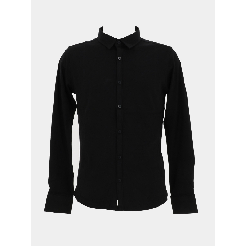 Chemise manches longues donovan noir homme - Teddy Smith