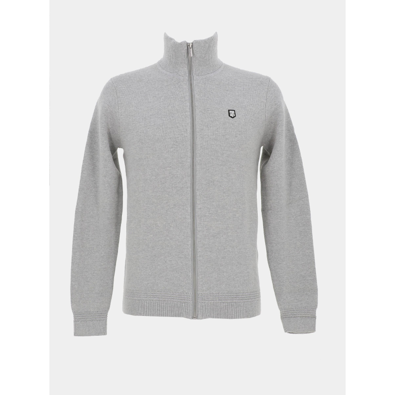 Gilet zippé ettore gris homme - Teddy Smith