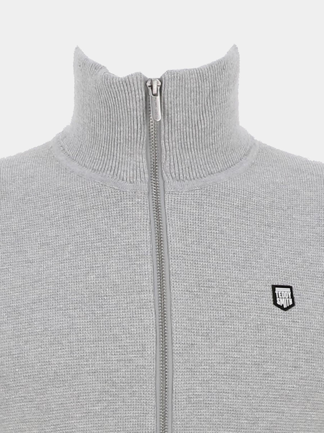 Gilet zippé ettore gris homme - Teddy Smith