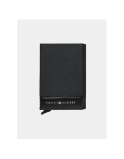 Coffret porte carte saffiano metal noir homme - Tommy Hilfiger