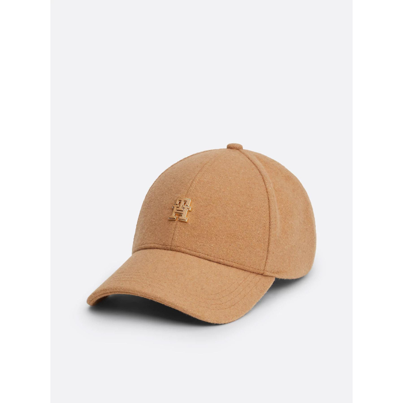 Casquette en laine mélangé beige femme - Tommy Hilfiger