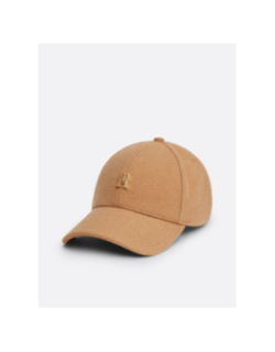 Casquette en laine mélangé beige femme - Tommy Hilfiger