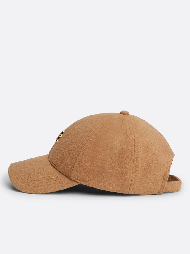 Casquette en laine mélangé beige femme - Tommy Hilfiger