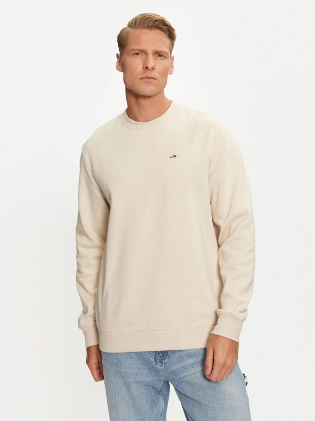 Pull rayé col v earth marron beige femme - Vero Moda