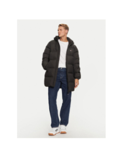 Doudoune longues duvet essential noir homme - Tommy Jeans