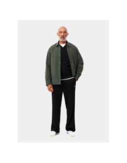 Pull fin à col en v noir homme - Lacoste