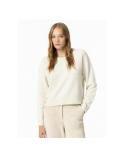 Pull pailleté demeter 2 blanc femme - Tiffosi