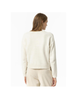 Pull pailleté demeter 2 blanc femme - Tiffosi