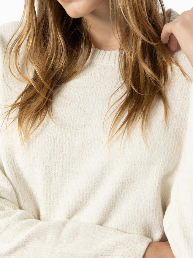 Pull pailleté demeter 2 blanc femme - Tiffosi