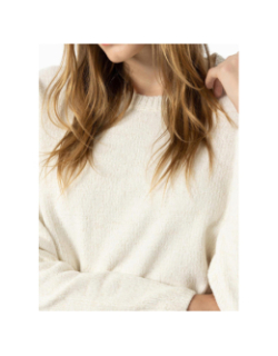 Pull pailleté demeter 2 blanc femme - Tiffosi