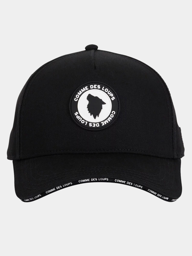 Casquette logo badge noir homme - Comme Des Loups