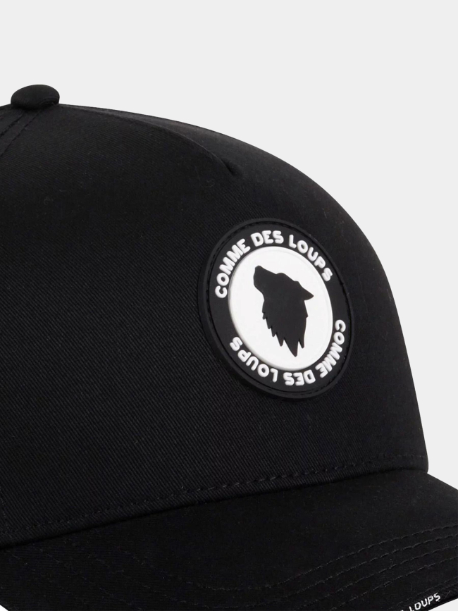 Casquette logo badge noir homme - Comme Des Loups